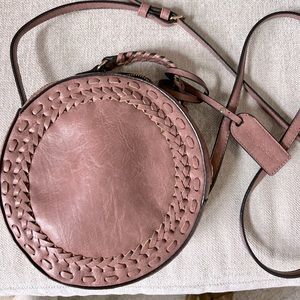 Canteen purse.  Light mauve.